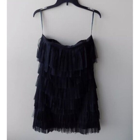 NWT $248 Ann Taylor! Sophisticated Strapless Sheath Evening Black Dress Size 2 - Picture 5 of 6